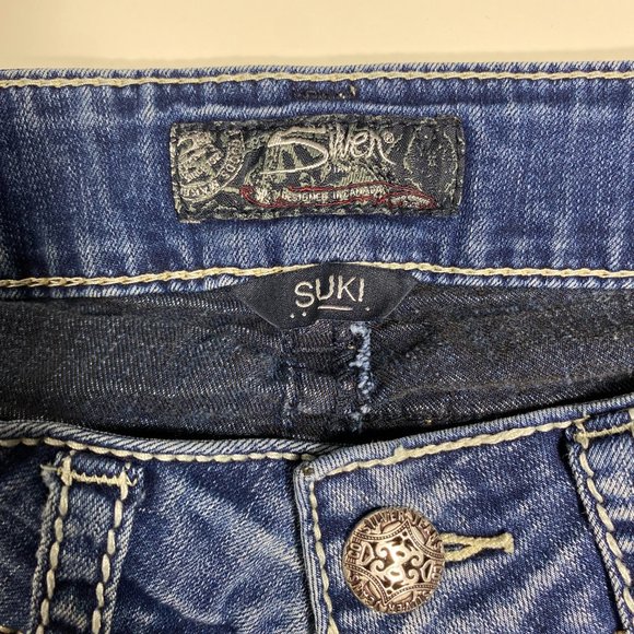 Silver Women Jeans Suki Mid Pencil Skinny Light Wash Blue Size 28x33 - Picture 5 of 14